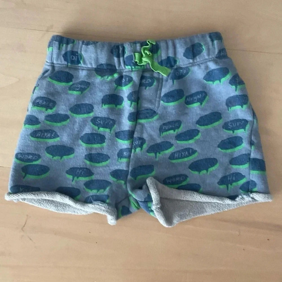 Stella McCartney Kids Comic Book Themed Sweat Shorts - 24 Months - Picture 3 of 4